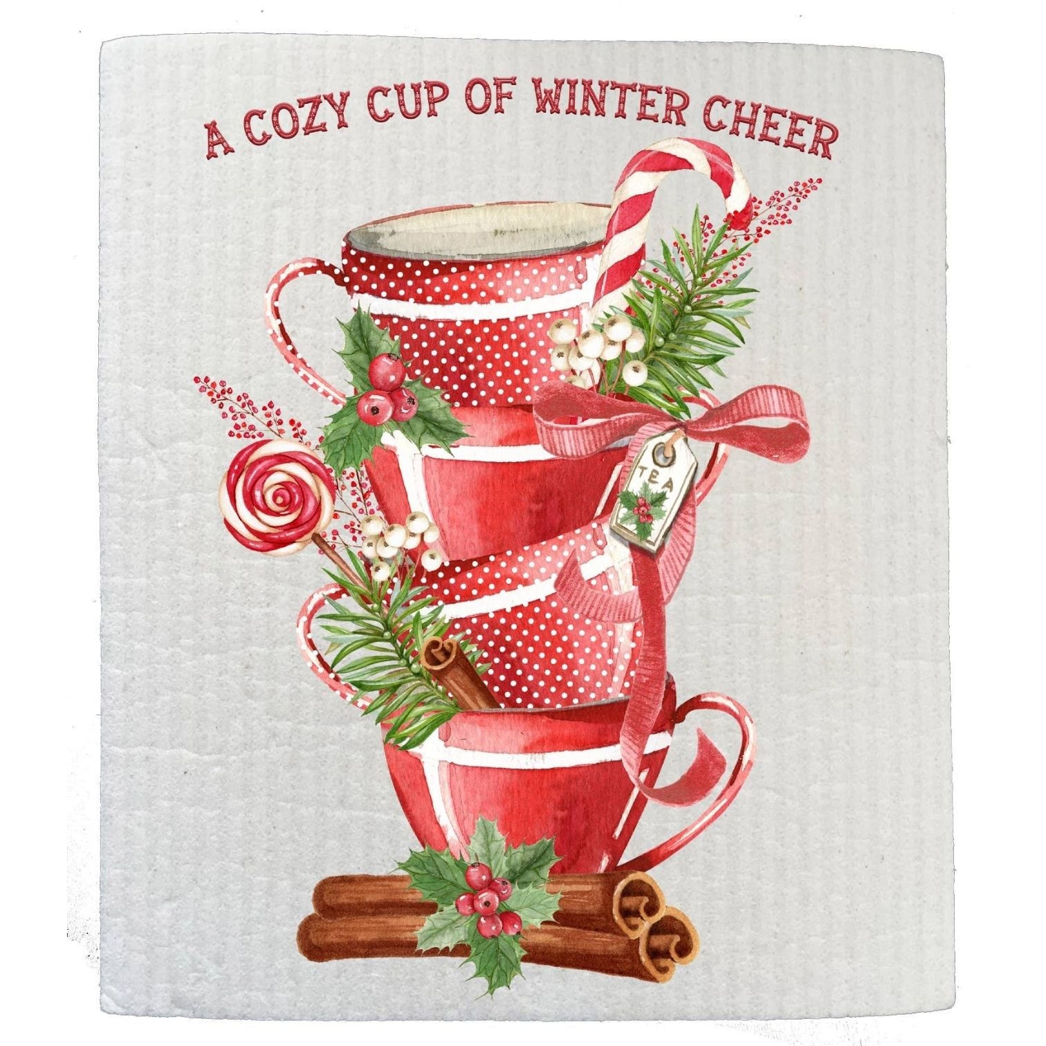 Yuletide Cheer Kitchen Towels & Dish Cloth Set