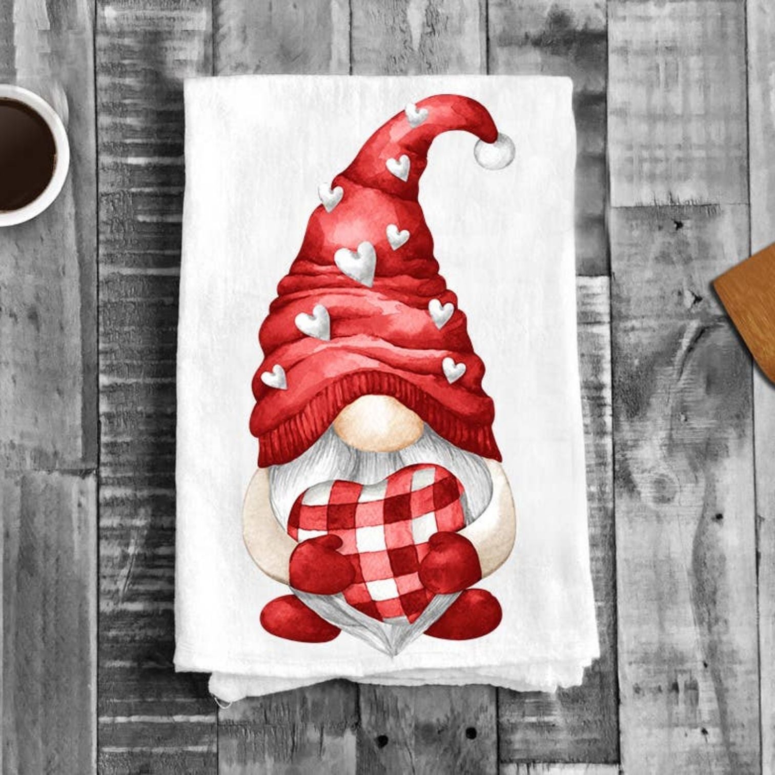 Tea Gnome Kitchen Towel, Sweet Tea Dish Cloth