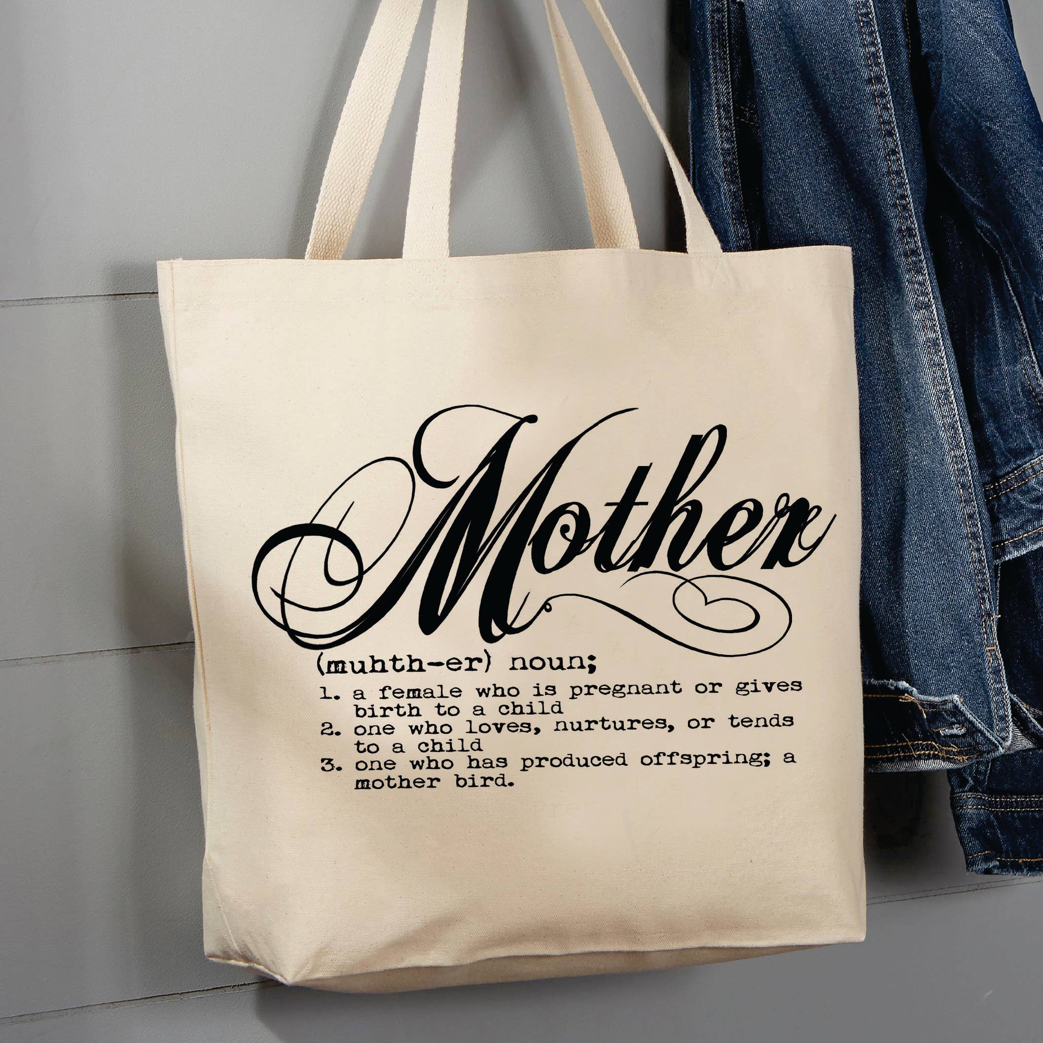 Definition of Mother Mothers Day 12 oz Tote Bag | Jessy Lane