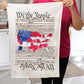 4th of July Patriotic Country Farm USA Cotton Terry Towels